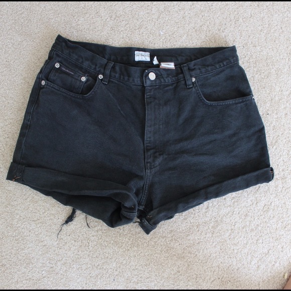 Black High Waisted Shorts