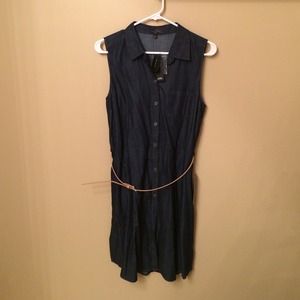 NWT The limited jean Dress with Belt
