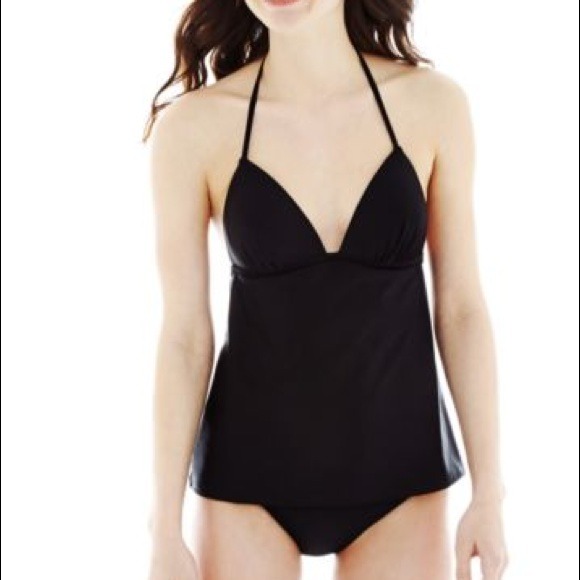 Apron Back Tankini Top