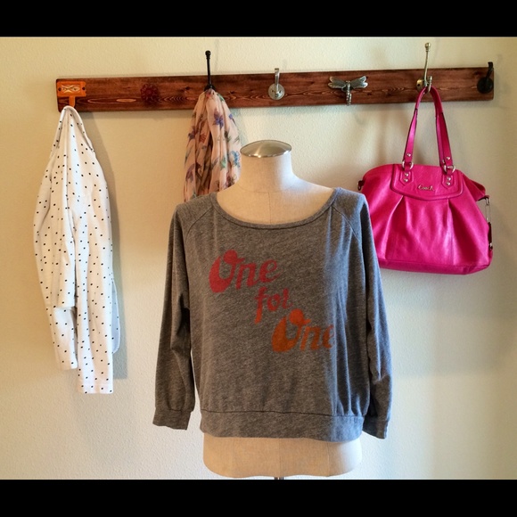 TOMS Grey Crop Top