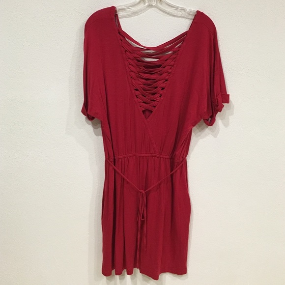 FINAL $ Red dress with pockets - Picture 3 of 3