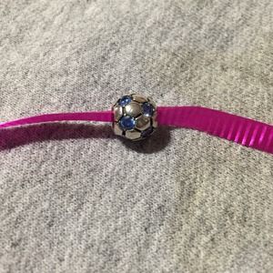 Soccer ball birthstone and horse pandora charm