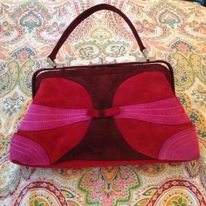 Authentic suede leather via spiga bag