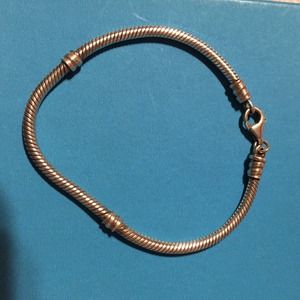 Silver Pandora bracelet