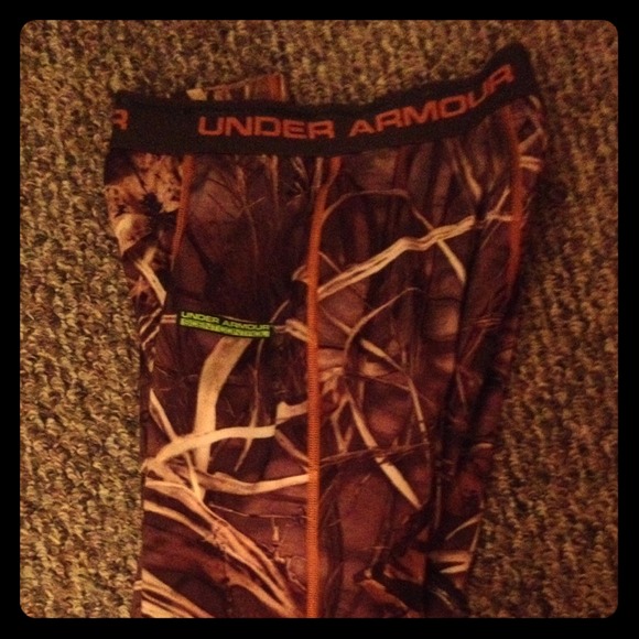 Camo under armor compression pants