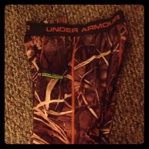 Camo under armor compression pants