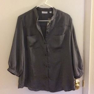 Donating Jan 1st New York & Company satin shirt