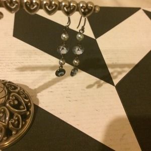 Blue earrings