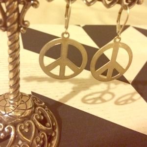 Peace earrings