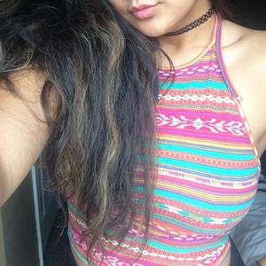 Tribal forever21 halter top