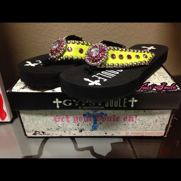 Gypsy Soule flip flops