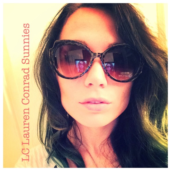LC Lauren Conrad Leopard Sunnies