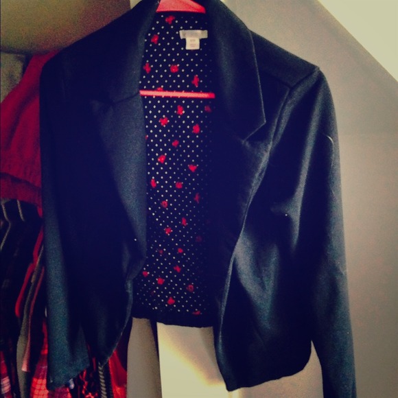 Long sleeve black blazer