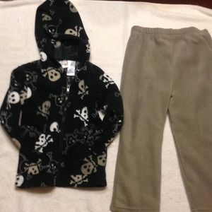 2 piece fleece toddler combo