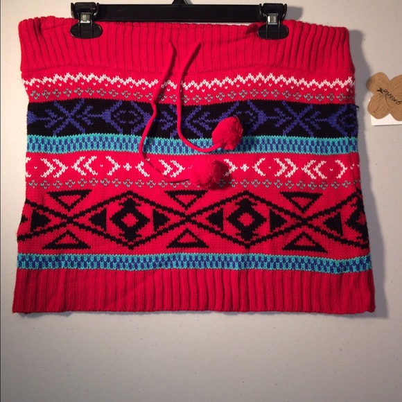 Grane Dresses & Skirts - Cozy Winter Skirt with Pom Pom Tie