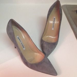 Gray Manolo Blahnik BB Heels!!