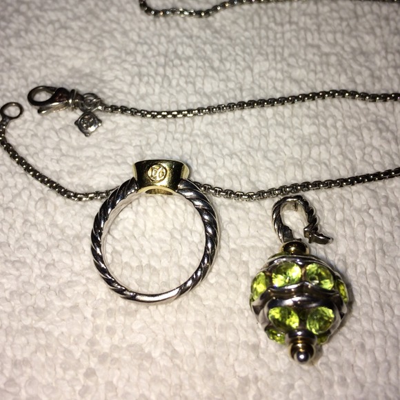 David Yurman ring & Necklace - Picture 1 of 4