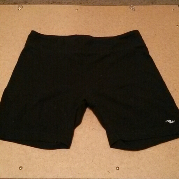 Black Spandex Shorts & Miley Cyrus Vest