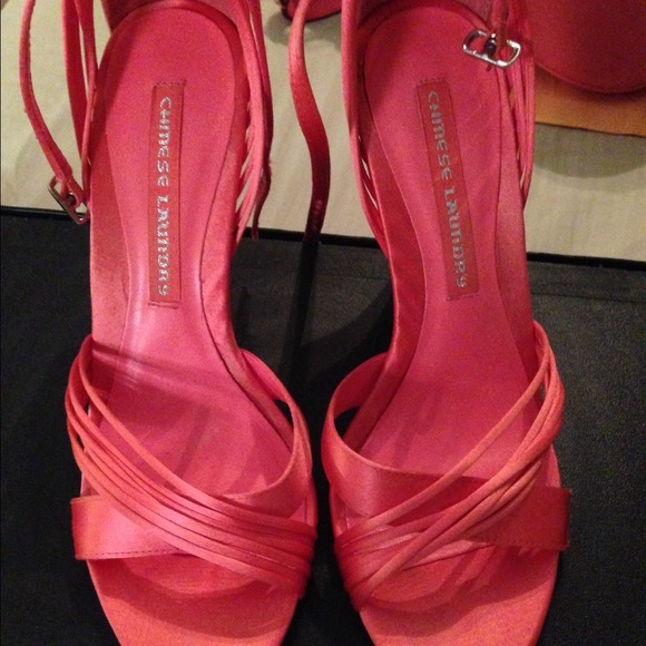 EUC Chinese Laundry Coral heels worn 2x size8.5