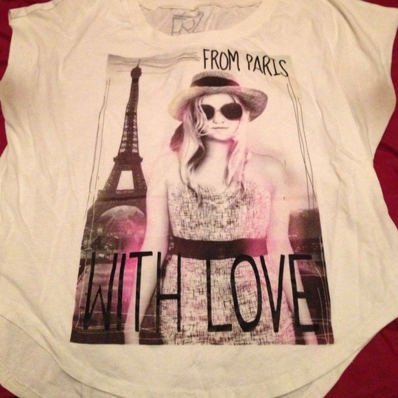 Paris love shirt.