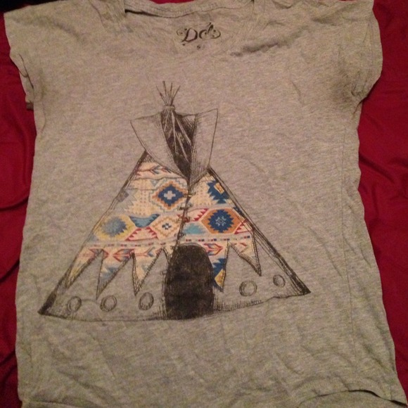 Gray Indian tent shirt.