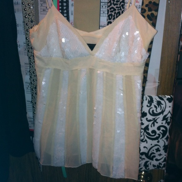 BCBG Sequin Sexy Top