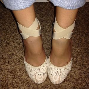 Crochet espadrille wedges!
