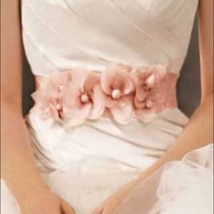 Pink Blush Floral sash