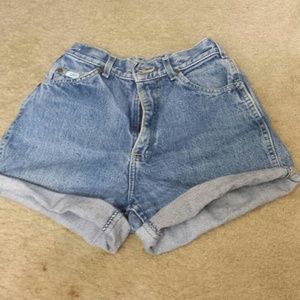 High waisted shorts