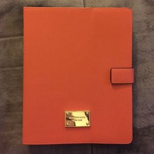 Michael Kors Tangerine Orange iPad 2 case.