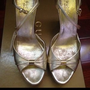 Authentic Gucci Wedges