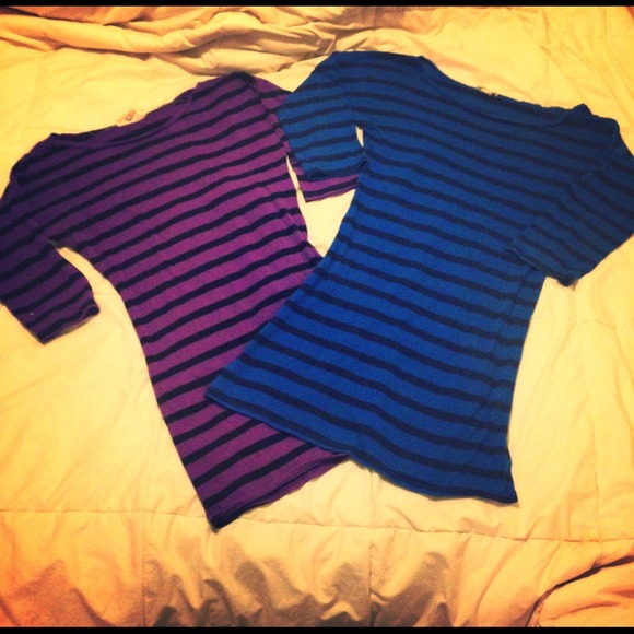 🔵 2 Derek Heart Shirt Dresses!!!! ✅✅