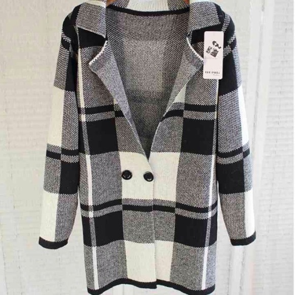 Final ♥️ Korea Black cardigan elastic jacket - Picture 3 of 4