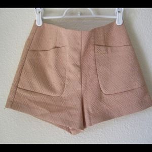 High waisted shorts