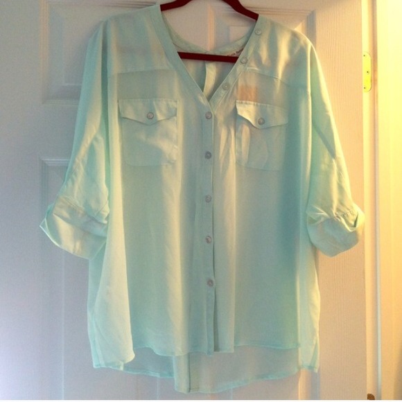 Black rainn blouse