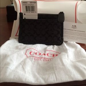 Authentic Coach wristlet
