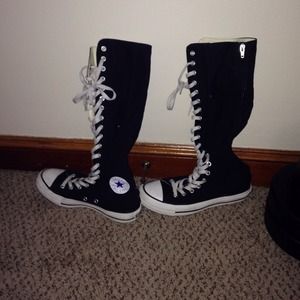 Knee high converse all stars