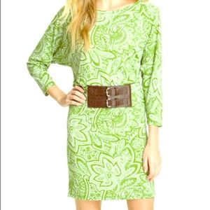 Michael Kors Paisley Belted Dress