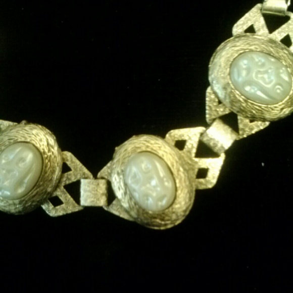 1950s Pearl and Gold Bracelet - Picture 2 of 2