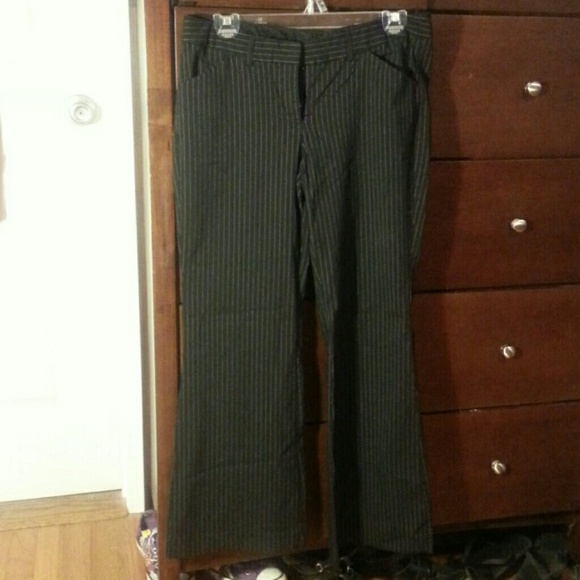 Express Editor pants Size 8S pin striped