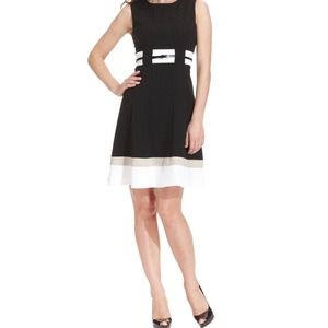 Calvin Klein belted dress