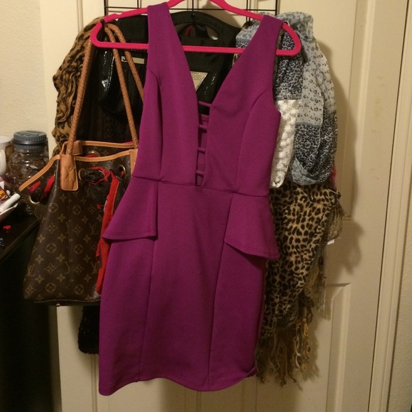 Purple dresss