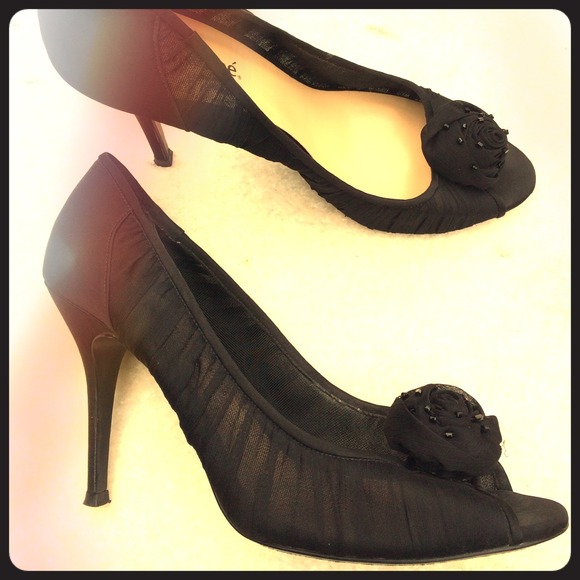 Black high heels