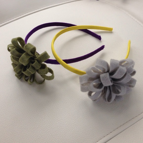 Set of 2 flower headbands - Picture 1 of 3