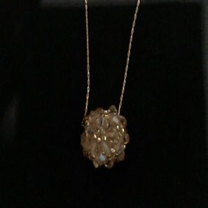 Swarvoski handsewn necklace