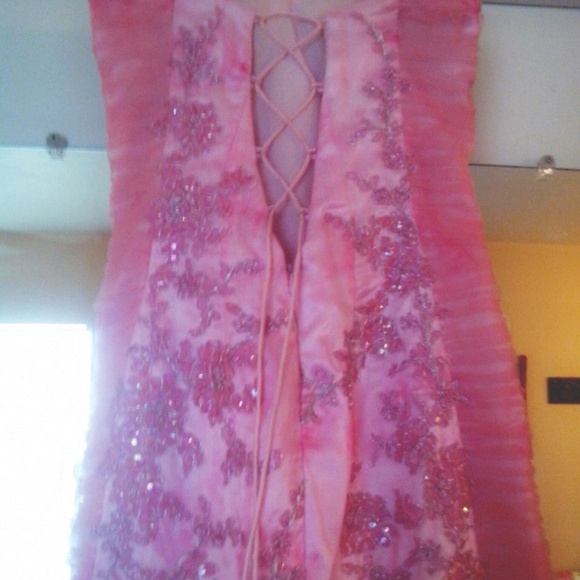 Pink formal dress