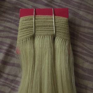 Blonde hair extensions!