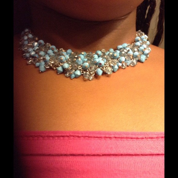 Blue necklace