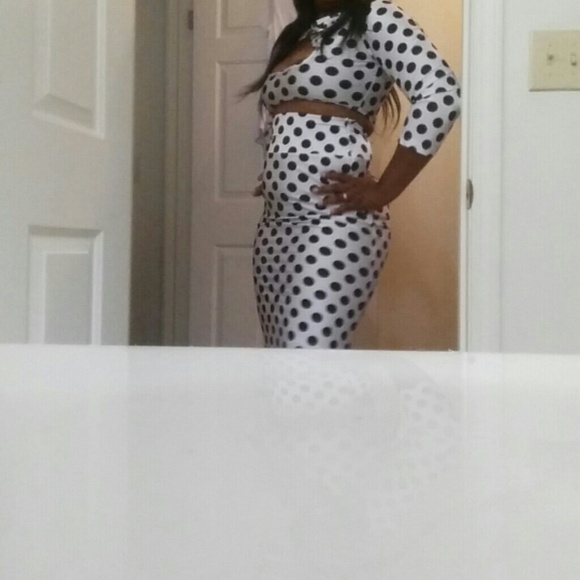 Polka dot 2piece set