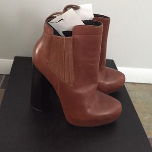 Alexander Wang Anabela platform boots luggage